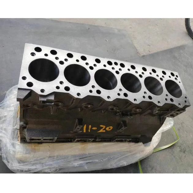 Bare Cylinder Block 6209-21-1200 for Komatsu Engine 6D95 Excavator PC200 PC210 PC220 PC250-BeeSpareParts