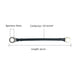 Battery Inverter Cable Set with Terminals 8/6AWG Stranded Copper Cord Solar Power Connection Wire with Lug-BeeSpareParts