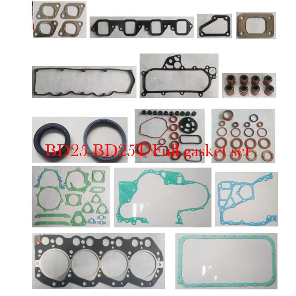BD25 BD25T complete all Engine Full gasket set kit for Nissan D21 Pickup Atlas 2.5L-商业/工业-BeeSpareParts