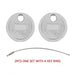 2 Pack Automobile And Motorcycle Spark Plug Gap Adjustment Tool 0.6-2.4mm Coin Type Spark Plug Gauge