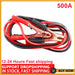 Black/Red 500A Battery Clip Car Leads Booster Cable 4 Meters PVC Thicken Battery Jump Start Leads Cable Accessories For Cars-BeeSpareParts