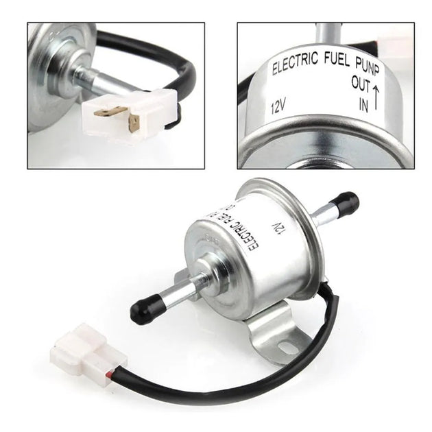 Buy 12V Fuel Pump 129612-52100 12961252100 for Hitachi Excavator ZX17U-2 ZX30U-3F ZX33U-3F ZX48U-3F ZX50U-3F Yanmar Engine 4TNV88 3TNV88-BeeSpareParts