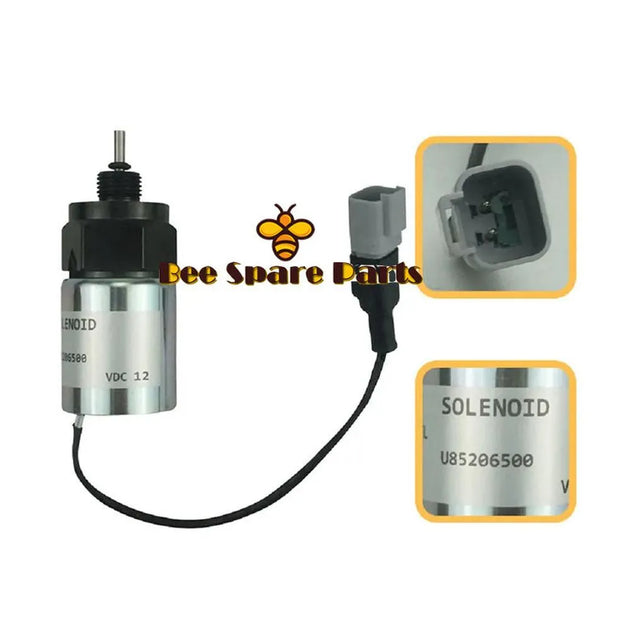 Buy 12V Throttle Solenoid U85206500 for Perkins 400 Series 403D-15 404D-22 404D-22T 404D-22TA 404F-22-BeeSpareParts