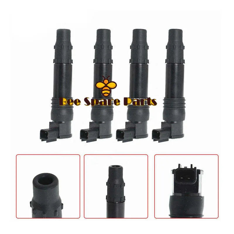 Buy 4x Ignition Coil Packs 129700-4400 For SUZUKI GSX1300R GSXR1000 Hayabusa 1300R 1999-2009 2011 2012 F6T547 1297004400-BeeSpareParts