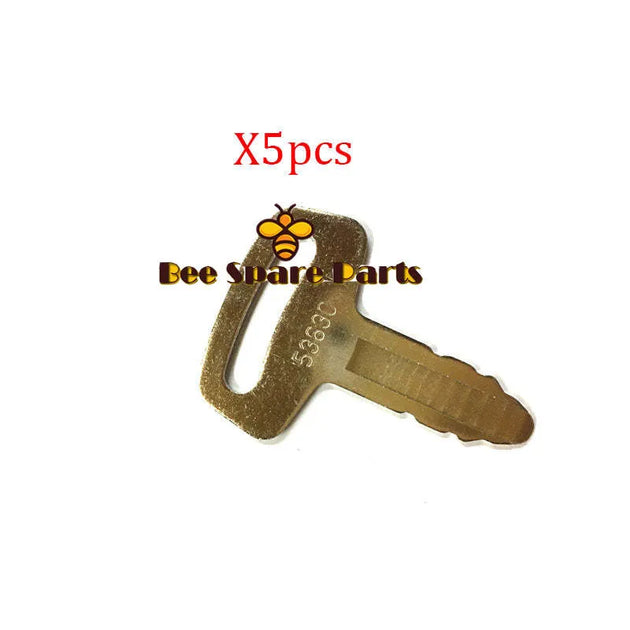 Buy 5pcs Ignition Keys RC101-53630 for Kubota K008 K008-3 KX91-2 KX101 KX121-2 KX151 KX161-2 KX41H R310 R310B R400B R410 R410B-Replacement Aftermarket Parts