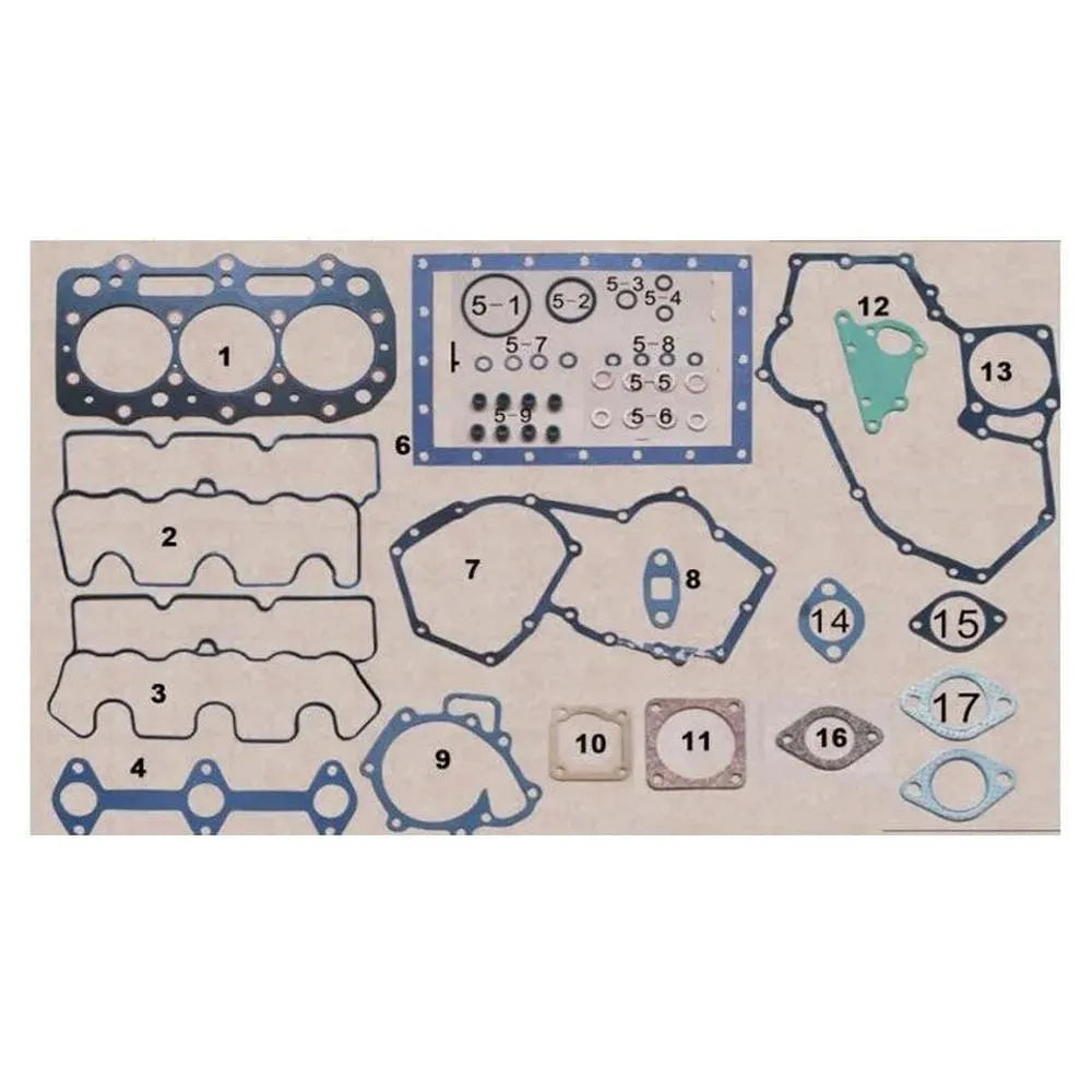 Buy Compatible with Full Gasket Set U5LC0021 for Perkins 403C-11-BeeSpareParts