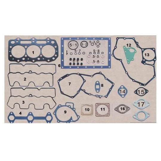 Buy Compatible with Full Gasket Set U5LC0021 for Perkins 403C-11-BeeSpareParts