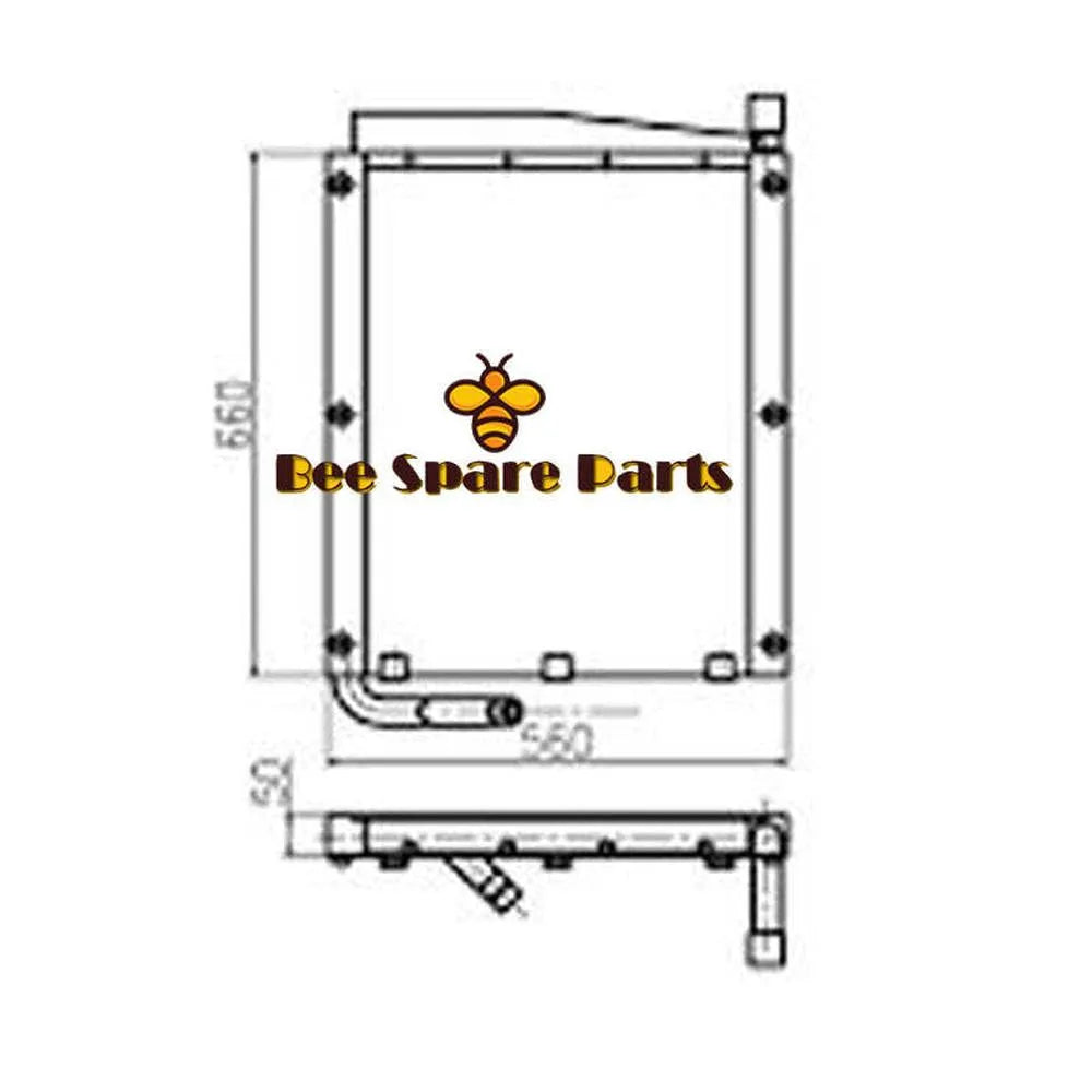 buy For Doosan Excavator DH80GOLD Hydraulic Oil Cooler-BeeSpareParts
