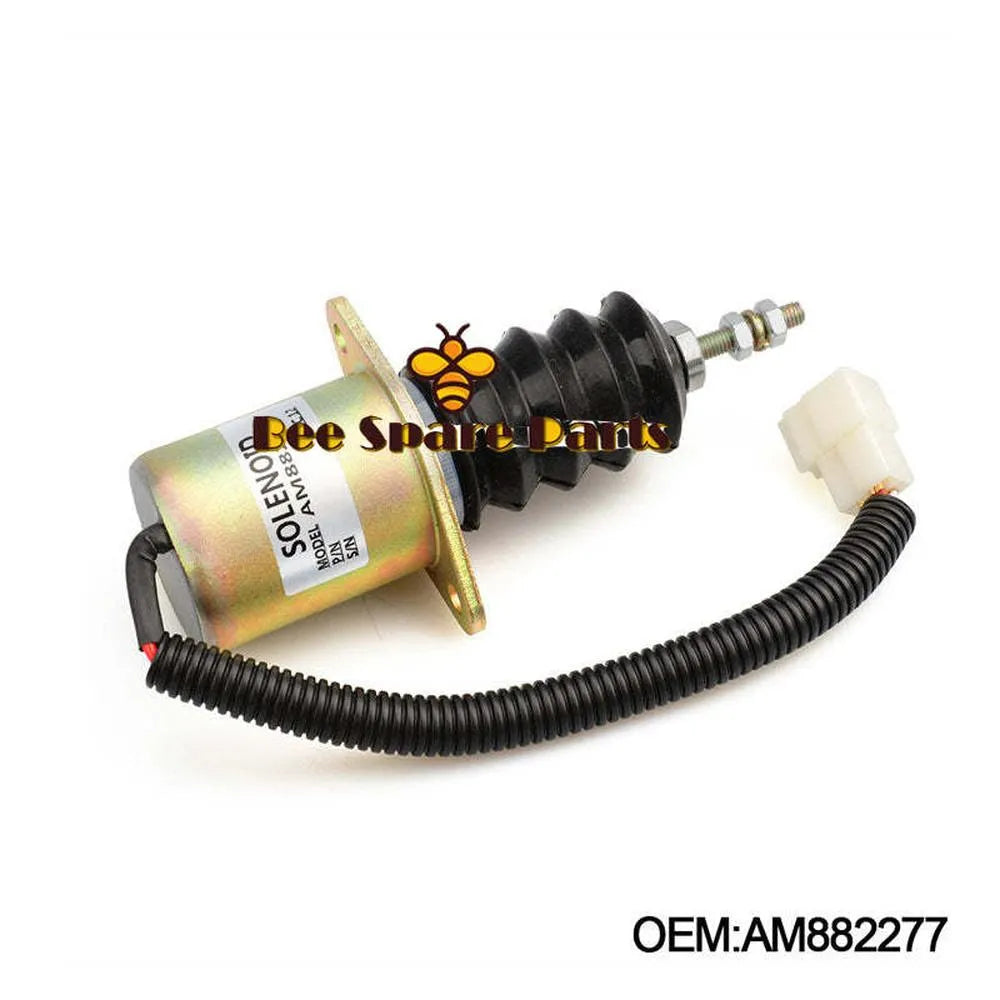 Buy Fuel Shut Off Solenoid AM882277 for John Deere 670 770 870 970 1070 Compact Utility Tractor:-BeeSpareParts
