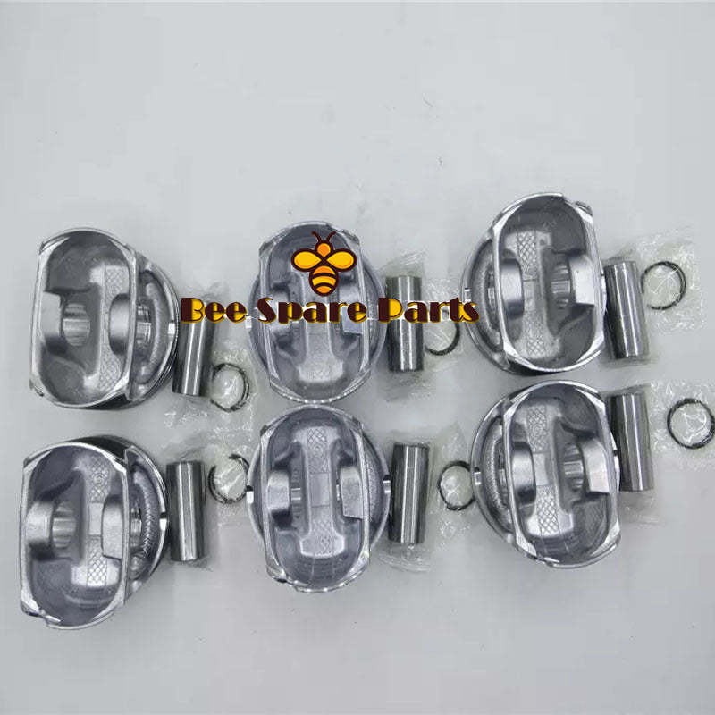 6PCS Piston Kit Piston ring for Buick ENCLAVE 3.6L V6 12616971 12616972 12616973 STD