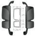 Car-Styling Reflector Rearview Mirror For Benz Truck Actros Mp3 Series Side Mirror Exterior Assembly Car Automobile Accessories-BeeSpareParts