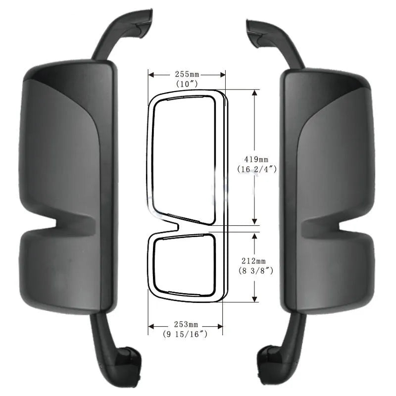 Car-Styling Reflector Rearview Mirror For Benz Truck Actros Mp3 Series Side Mirror Exterior Assembly Car Automobile Accessories-BeeSpareParts
