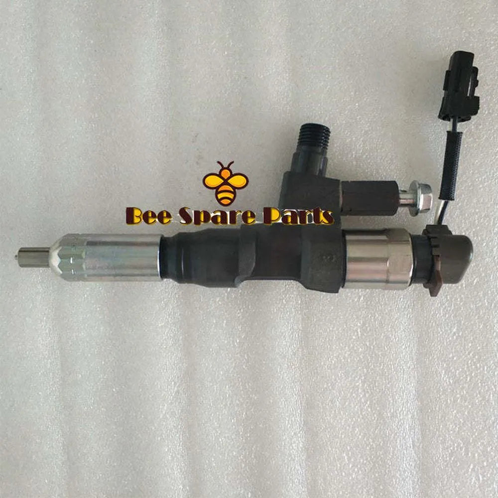 Common Rail Injector 095000-6593 Fits Hino J08E Kobelco SK200-8 SK330-8 SK350 Excavators-BeeSpareParts