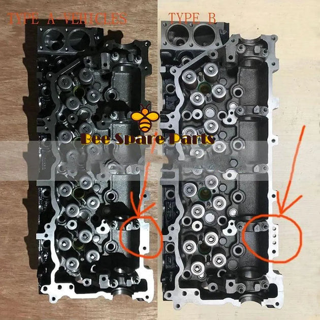 Complete Cylinder Head 8981706171 for John Deere 225DLC 220DW Excavator-BeeSpareParts