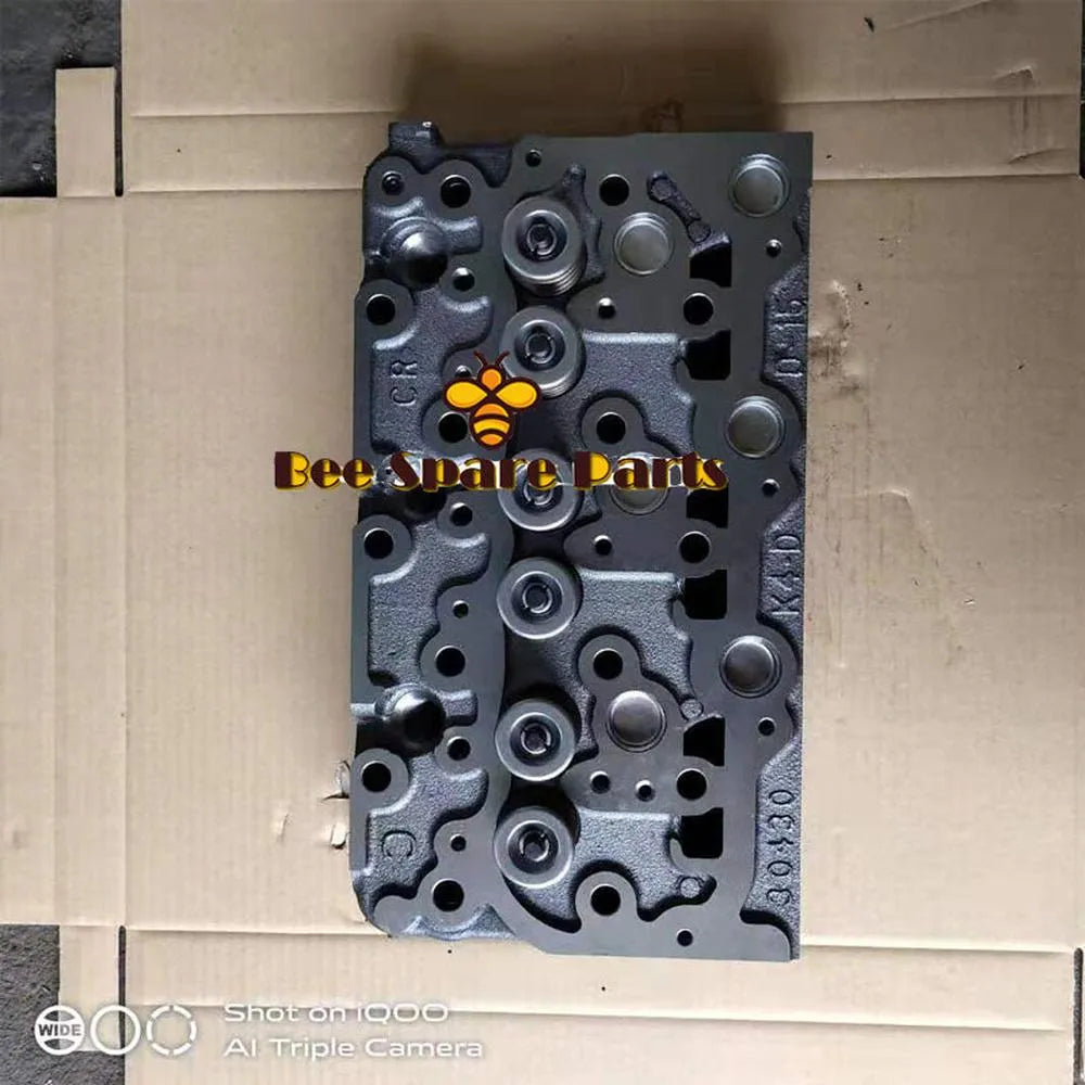 Complete Cylinder Head For Kubota D1503 Engine New Model With 8 Holes With Valve-Replacement Aftermarket Parts