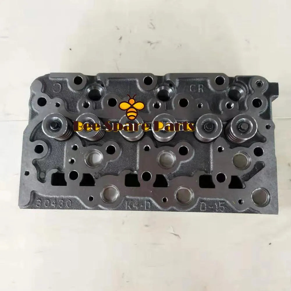 Complete Cylinder Head For Kubota D1703 Engine New Model With 4 Water-holes-Replacement Aftermarket Parts