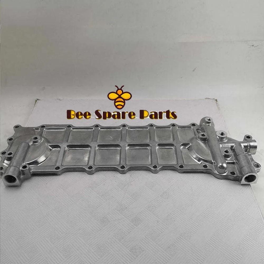 Construction Machinery Excavator Diesel Engine Spare Parts 6D24 Oil Cooler Cover-BeeSpareParts