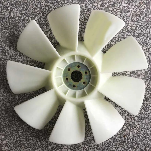 Cooling Fan Blade 600-625-7620 For Komatsu Excavator PC200-6 6D102 Engine 6 Holes 10 Blades-BeeSpareParts