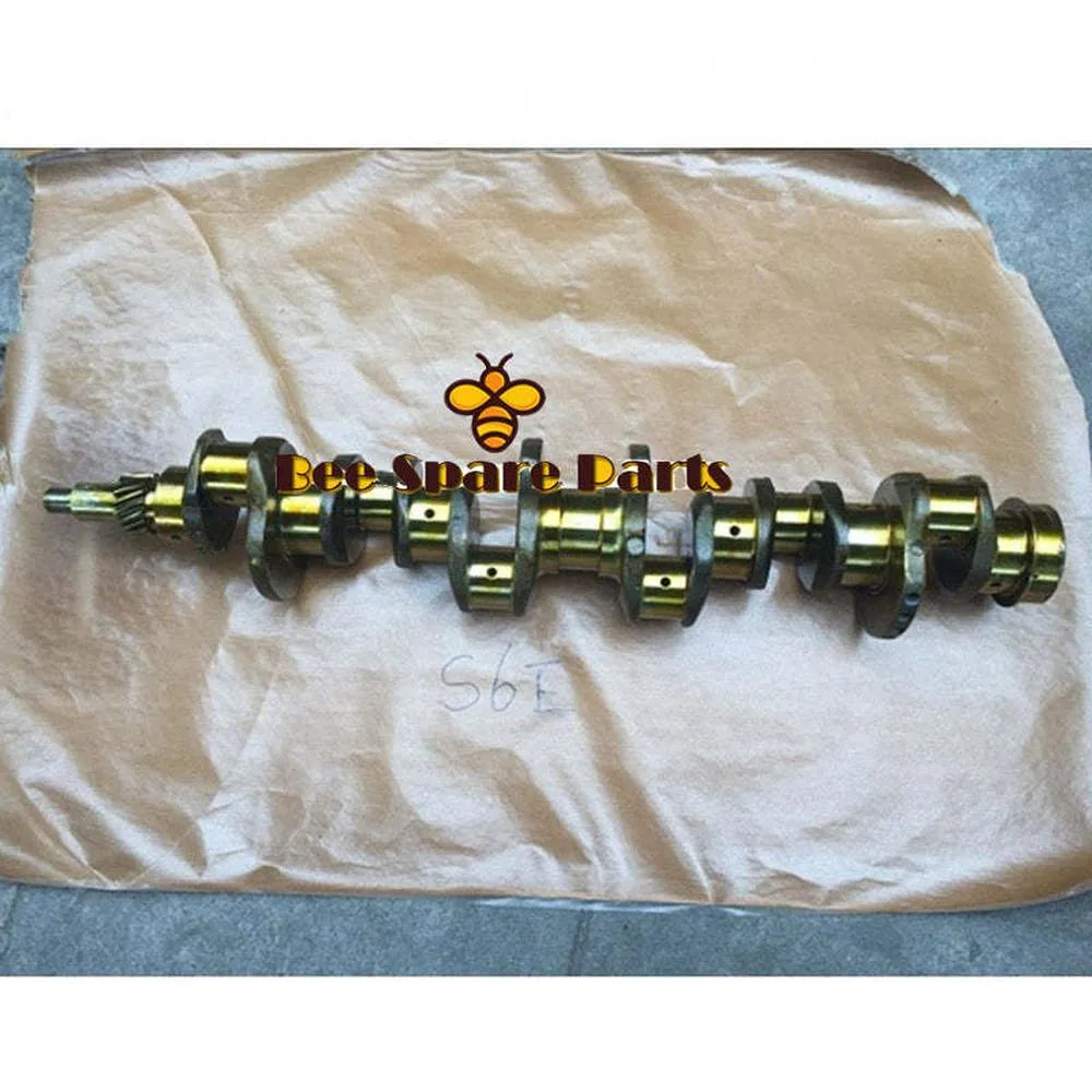 Crankshaft 32B20-10110 For Mitsubishi S6E2 Engine-BeeSpareParts