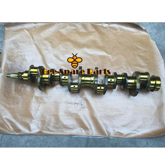 Crankshaft 32B20-10110 For Mitsubishi S6E2 Engine-BeeSpareParts