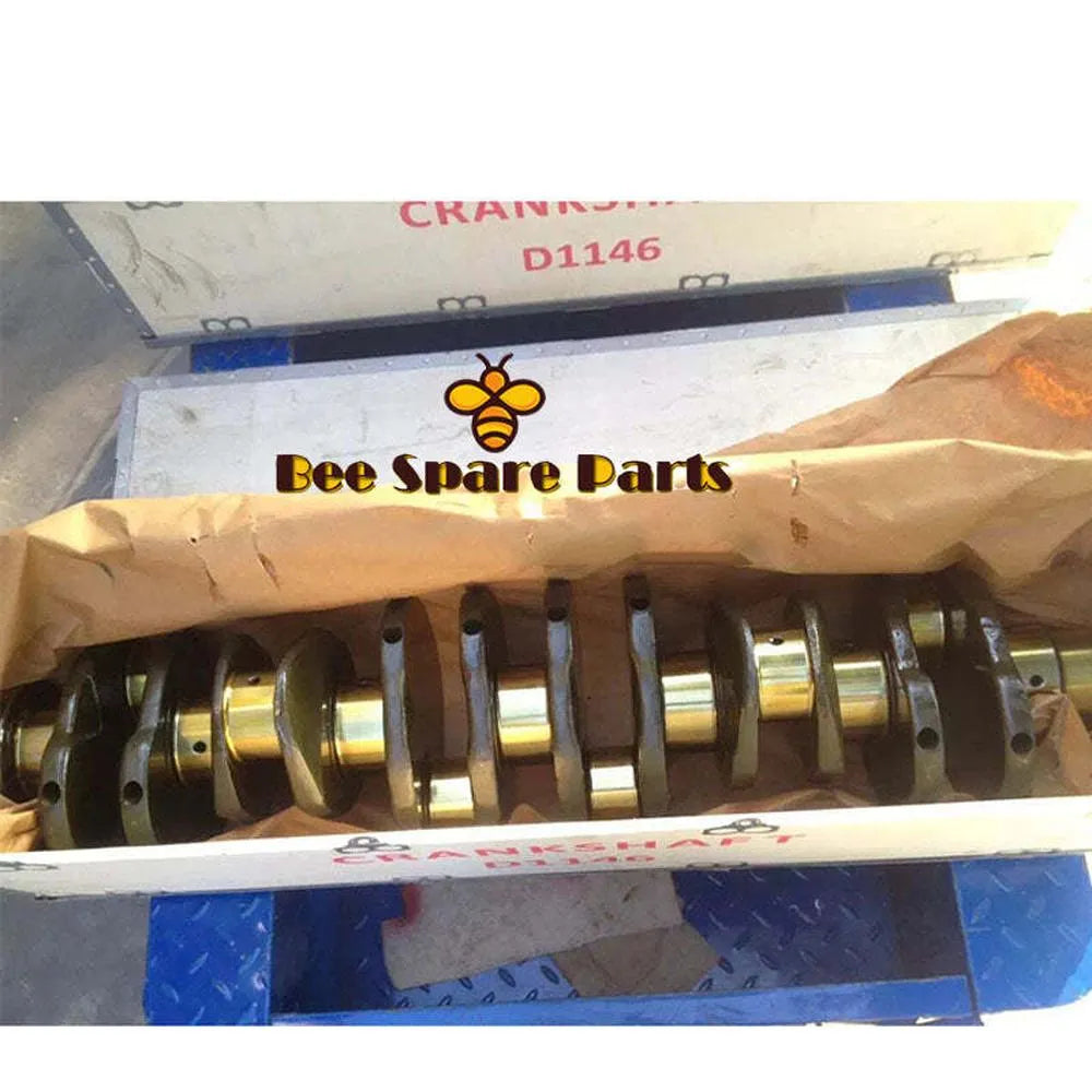 Crankshaft 65.02101.7024 for Doosan Daewoo Engine D1146 Forged Steel-Replacement Aftermarket Parts