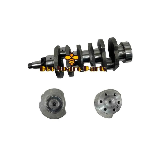 Crankshaft With Bearing Set for Shibaura N843 Perkins 115256950 403C-15 Engine-BeeSpareParts