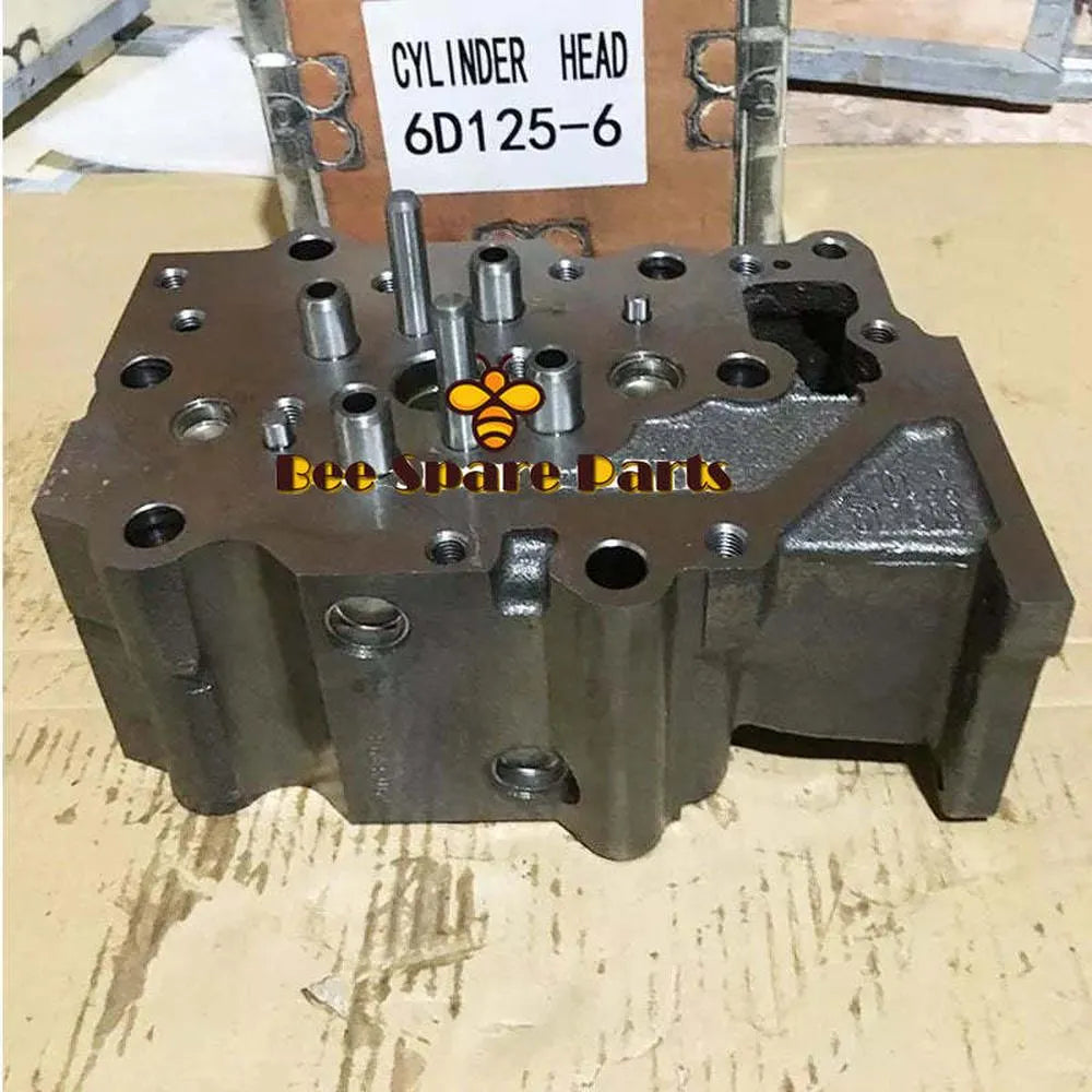 Cylinder Head 6151-12-1101 For Komatsu 6D125 Engine Excavator-BeeSpareParts
