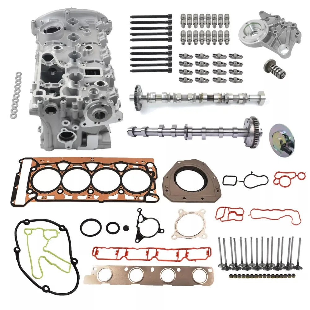 Cylinder Head Camshaft Gaskets Valves Kit For Audi A4 A5 A6 Q5 2.0 TFSI CAEB CDN-BeeSpareParts