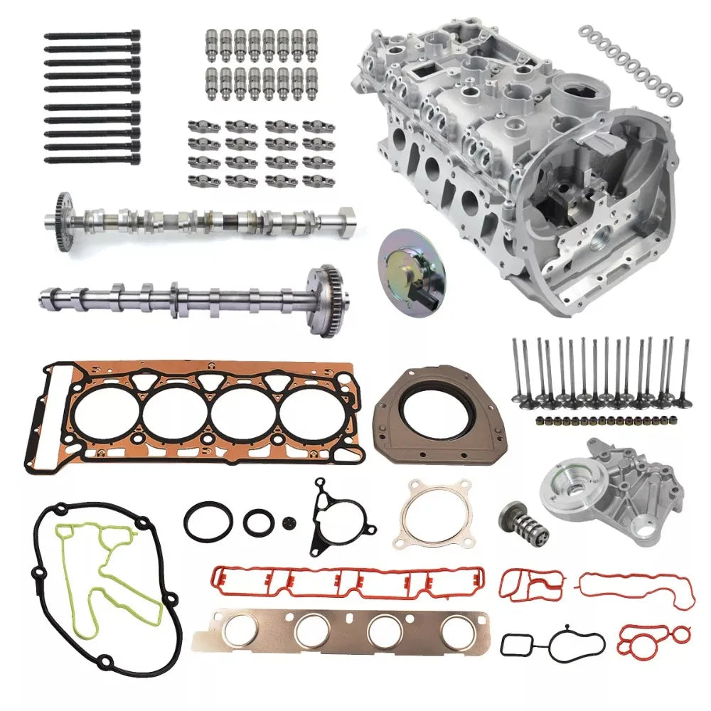 Cylinder Head Camshaft Gaskets Valves Kit For Audi A4 A5 A6 Q5 2.0 TFSI CAEB CDN-BeeSpareParts