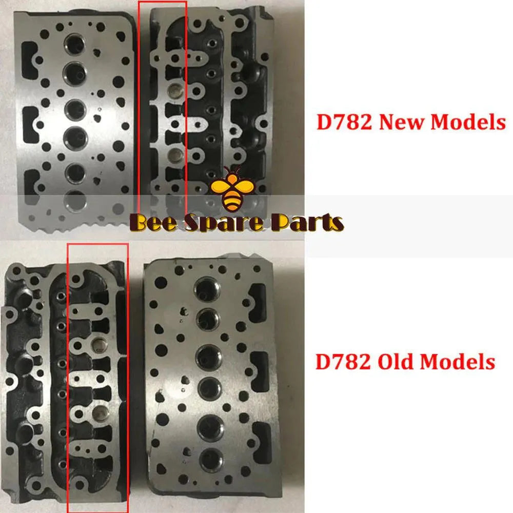 Cylinder Head With Valves for Kubota Engine D782-Replacement Aftermarket Parts