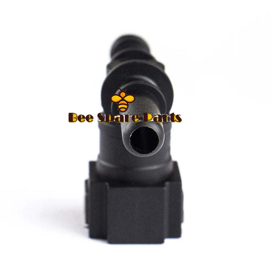 100pcs T-Type Coupling Fuel Quick Connector 7.89 ID6 T-Union Plastic Pipe Injector For Car Plastic Pipe
