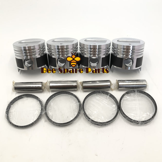 New 4 Sets STD Piston Kit With Ring 31A17-08400 Fit For Mitsubishi S4L Engine 78MM