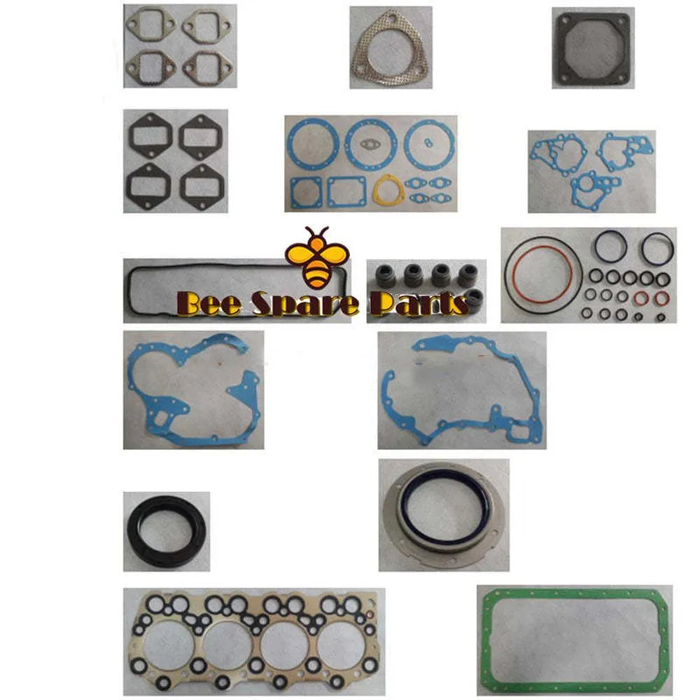 D4AL 4D31 Engine Full gasket set kit for Hyundai Rosa BUS BE211 Canter FE434 FG434 FH100 Chrorus bus Might truck-Replacement Aftermarket Parts