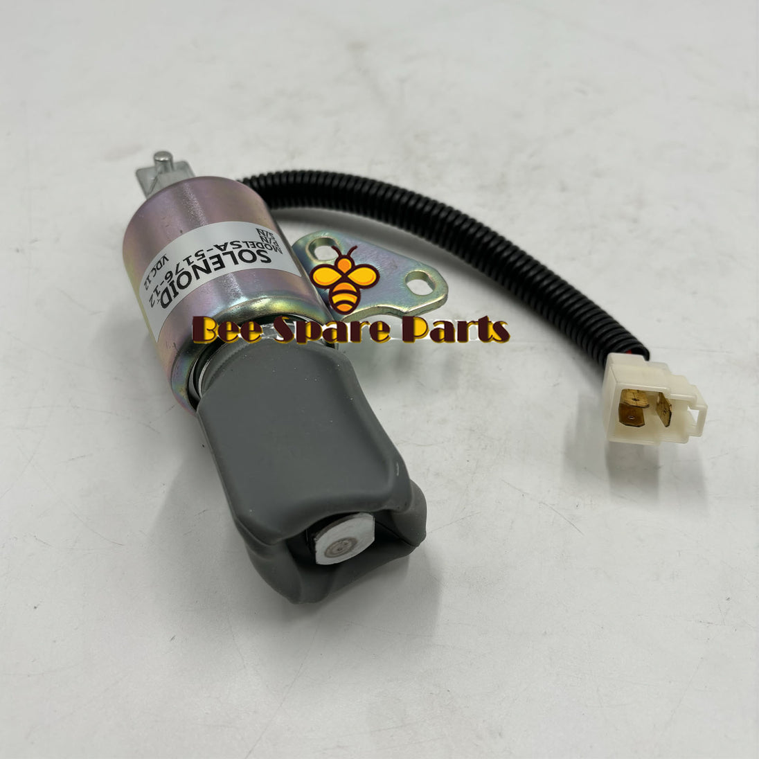 Fuel Shutoff Solenoid SA-5176-12 1756ES-12SUC5B1S5 12V for Kubota D722 D902 Z482 Engine