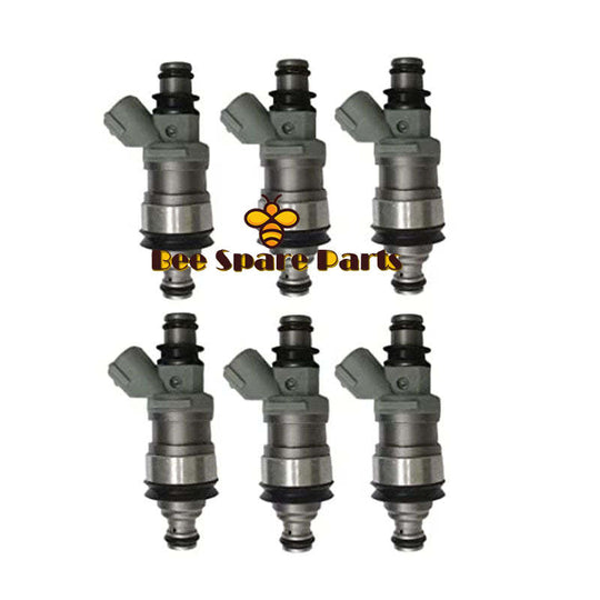 6 NEW OEM FUEL INJECTORS 23250-62030 23209-62030 3.0L 3.4L V6