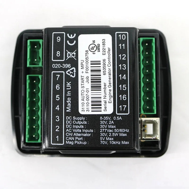 Deep Sea Generator DSE3110 Manual & Auto Start Control Module (Mpu)-Replacement Aftermarket Parts