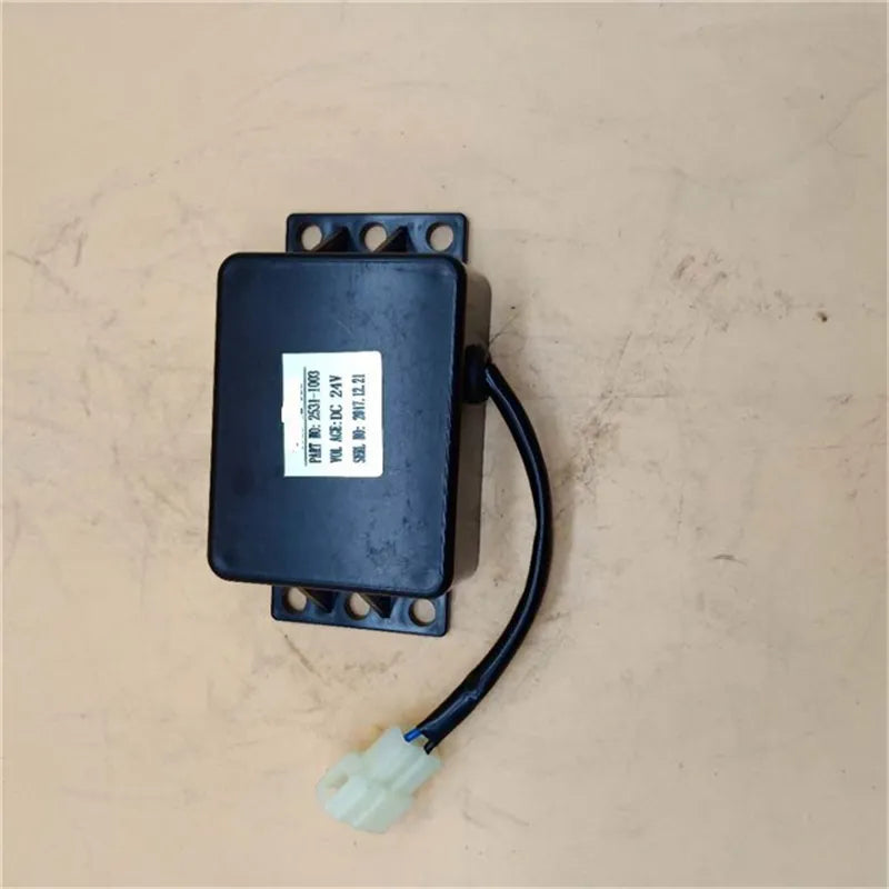DH220-5 DX225LC Excavator Parts 24V DC Time Relay Controller Starter 2531-1003 For Doosan-BeeSpareParts