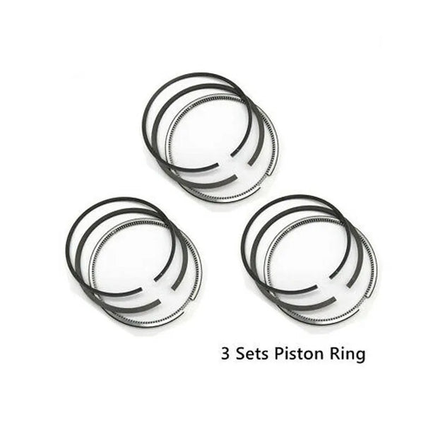 Diesel Engine 3 Sets STD Piston Ring 67mm For New KUBOTA D722-Replacement Aftermarket Parts