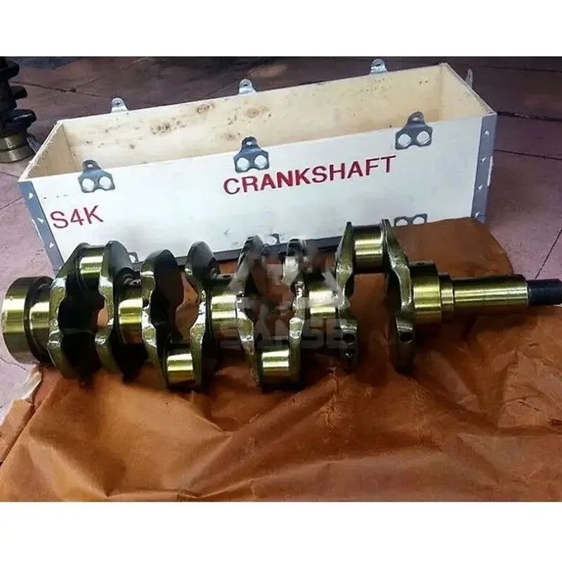 diesel engine S4K crankshaft 4W3989 4W3579 for E120B Excavator machinery parts-BeeSpareParts