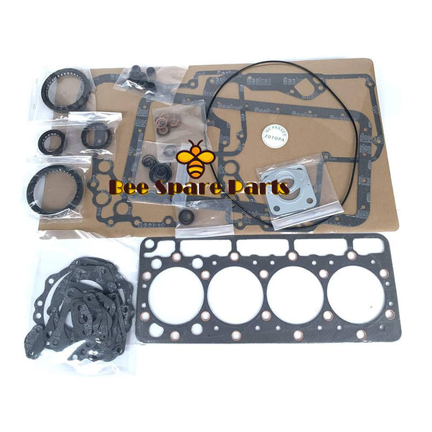 Free Shipping V1200 Engine Overhaul Gasket Kit For Kubota B2150 B9200 Tractor V1200 Engine Gasket Kit