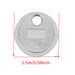 2 Pack Automobile And Motorcycle Spark Plug Gap Adjustment Tool 0.6-2.4mm Coin Type Spark Plug Gauge