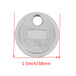 2 Pack Automobile And Motorcycle Spark Plug Gap Adjustment Tool 0.6-2.4mm Coin Type Spark Plug Gauge
