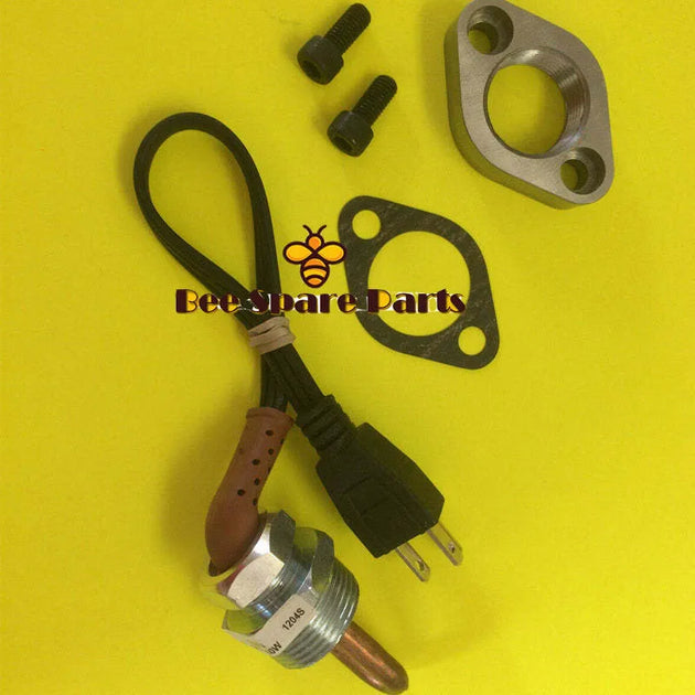 Engine Coolant Block Heater Kit Adapter for John Deere AM134805/AR87167/BLV10640-BeeSpareParts