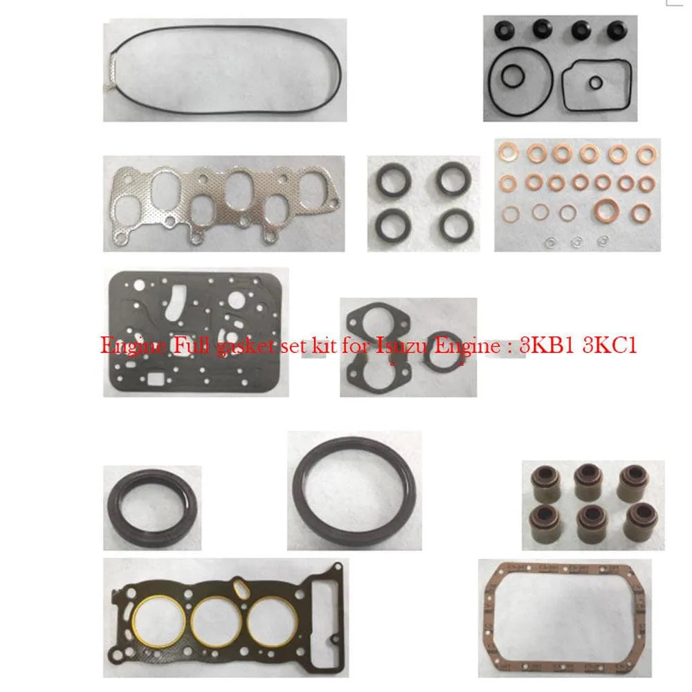 Engine Full gasket set kit for Isuzu Engine : 3KB1 3KC1-Replacement Aftermarket Parts
