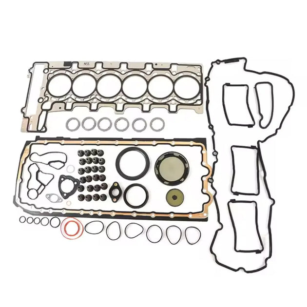 Engine Overhaul Gasket Kit for BMW 335i X3 X5 X6 E90 F30 F10 F25 E70 E71 N55 3.0L 2979CC l6 Turbocharged-BeeSpareParts