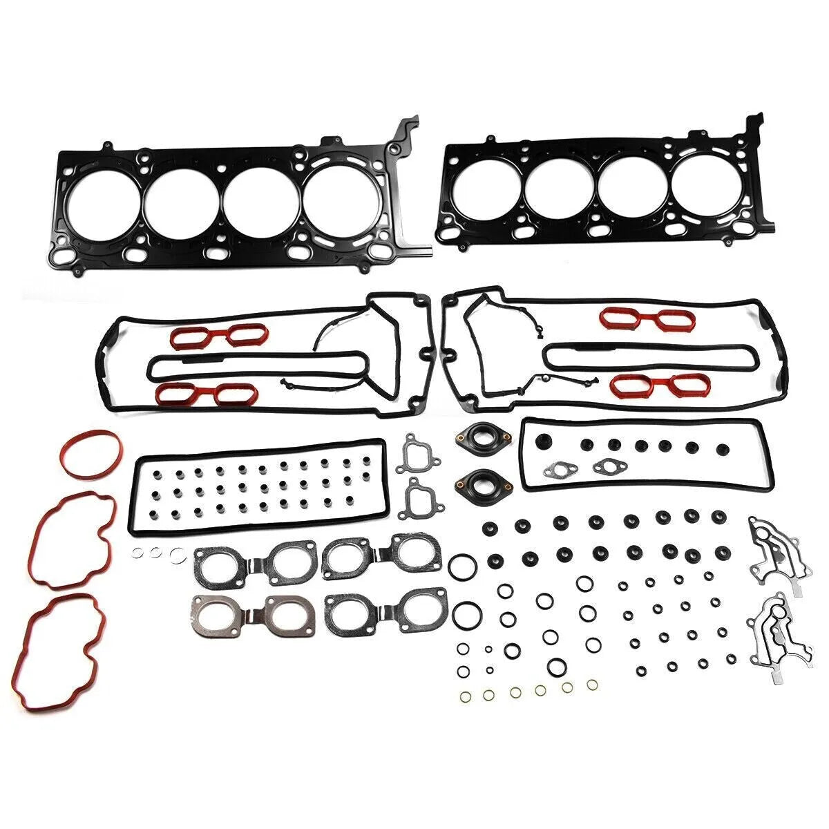 Engine Overhaul Gaskets Seals Kit for BMW 540i 740i X5 E38 E39 E53 M62B44 4.4 V8-BeeSpareParts