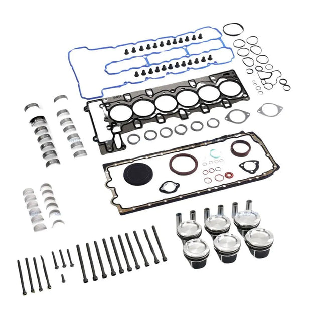 Engine Overhaul Pistons Gasket Bearings Kit for BMW 335i E90 E92 E88 E60 E71 F02 N54 3.0-BeeSpareParts