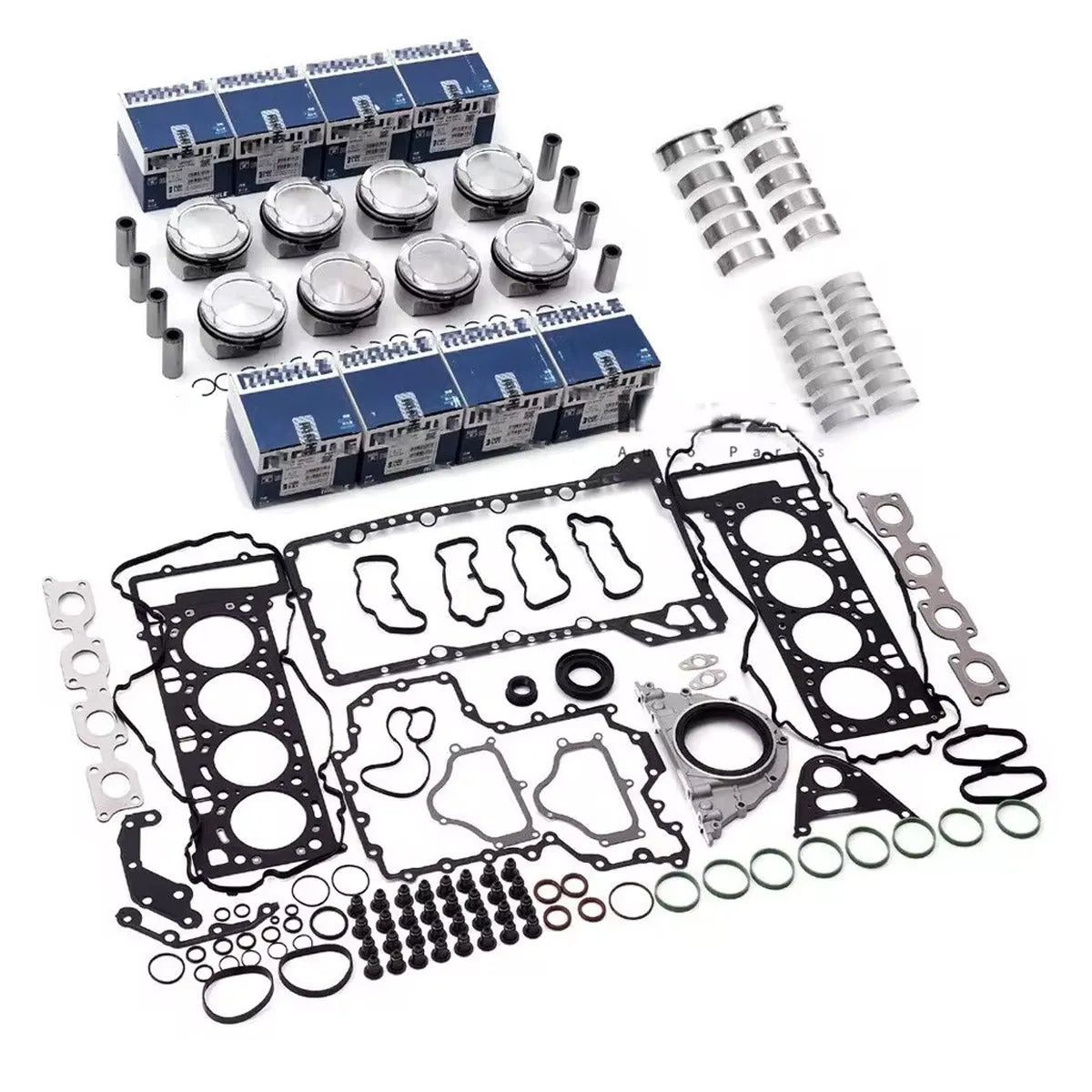 Engine Overhaul Pistons Gasket Bearings Kit for BMW X5 X6 M F85 F86 S63R 4.4T Turbo-BeeSpareParts