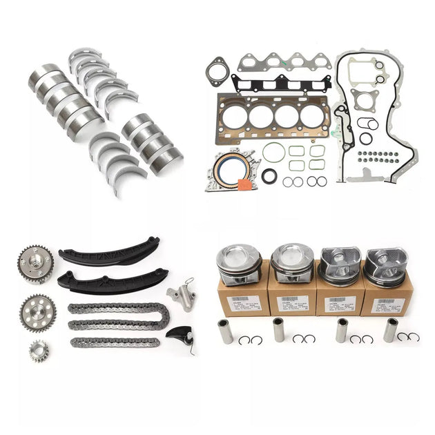 Engine Overhaul Pistons Gasket Kit for Audi A3 VW Jetta Golf 1.4 TSI CPTA EA211 04E107065GH-BeeSpareParts