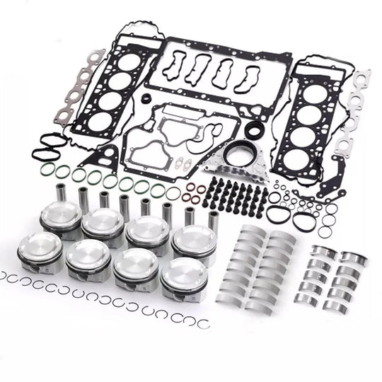 Engine Overhaul Pistons Gaskets Bearings Kit for BMW M5 M6 F10 F06 F12 S63N 4.4-BeeSpareParts